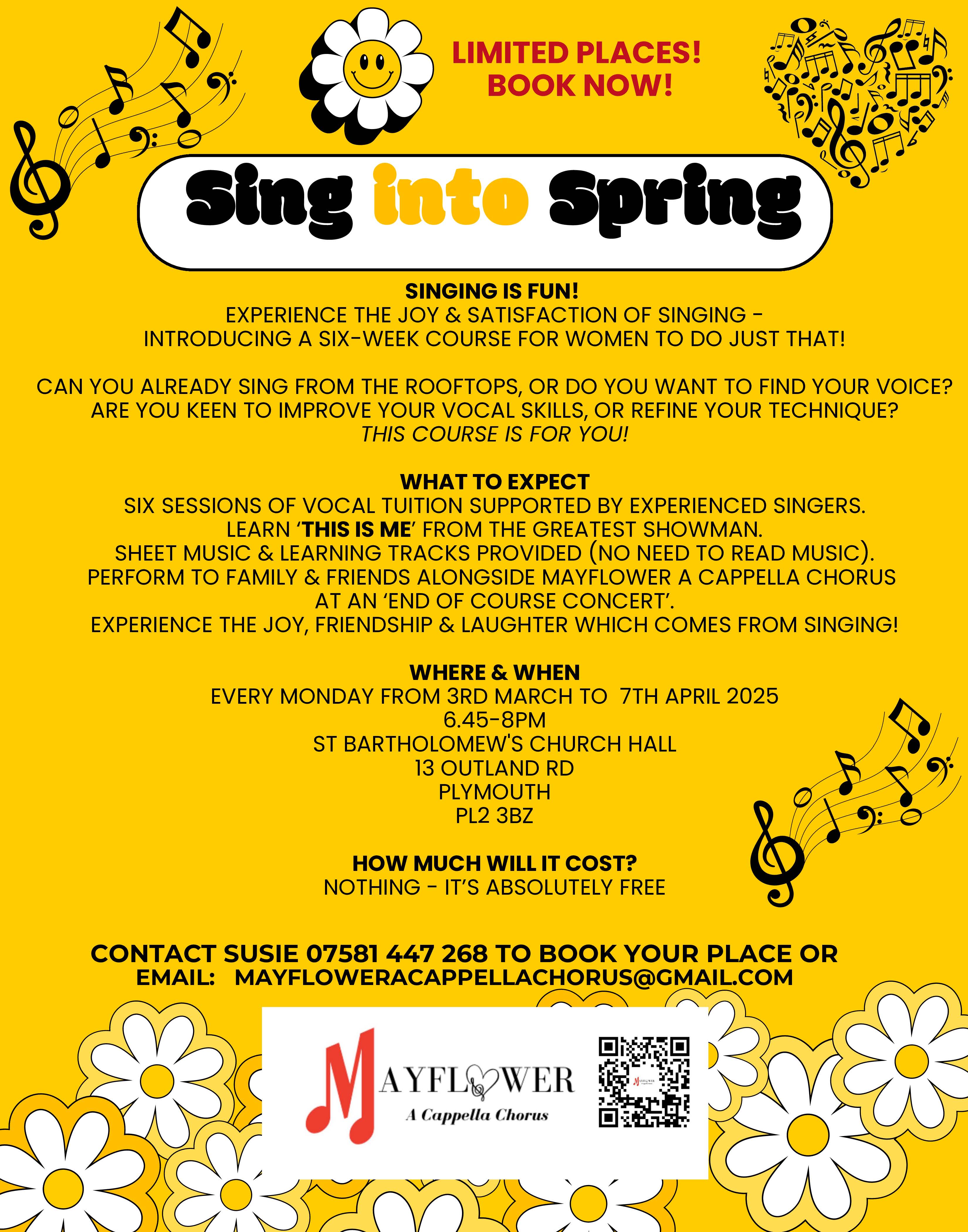 Sing Into Spring - Singing Course